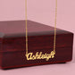 Signature Name Necklace: Your Name, Your Style