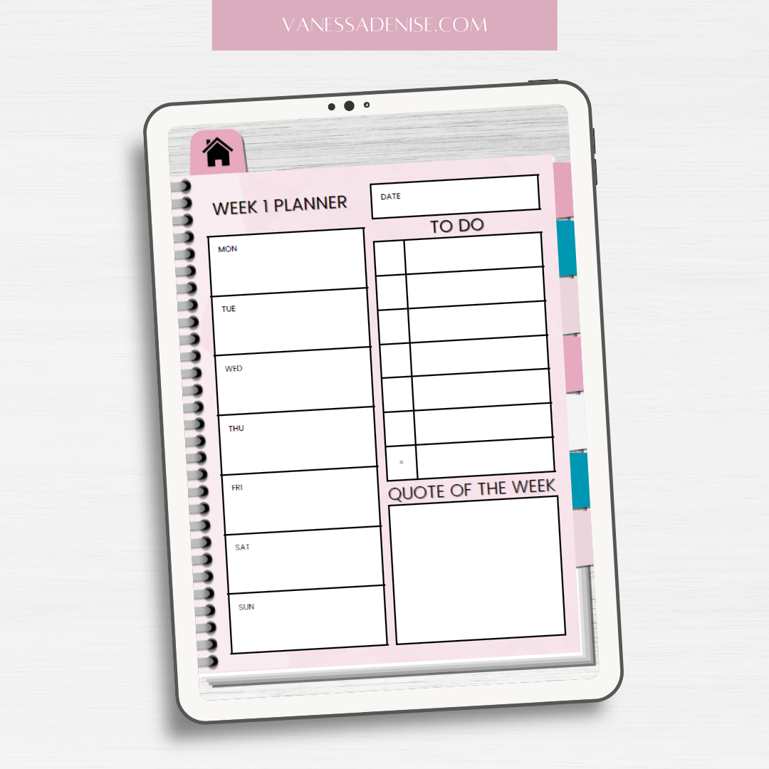 Simple Monthly Digital Planner