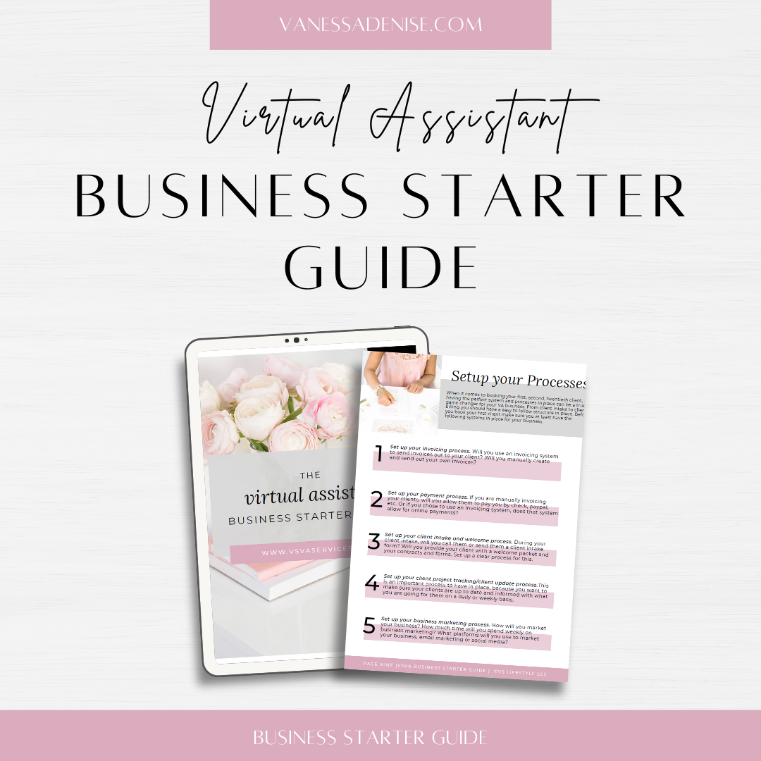 Virtual Assistant Business Starter Guide